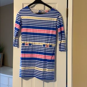 Lilly Pulitzer stripe dress.